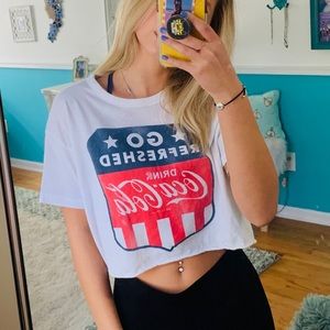 coke top! from American eagle!